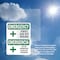 Signmission First Aid Kit Inside Bilingual, 7 in W x Rectangle, Vinyl Decal OS-2PACK-EM-D-710-L-10322 - alternate 6
